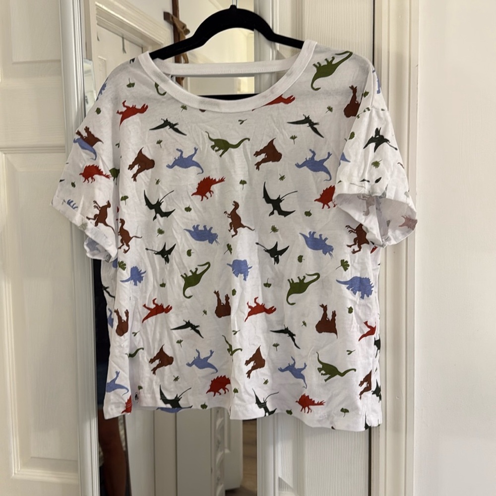 Jurassic World Cropped T shirt with Open back NWOT